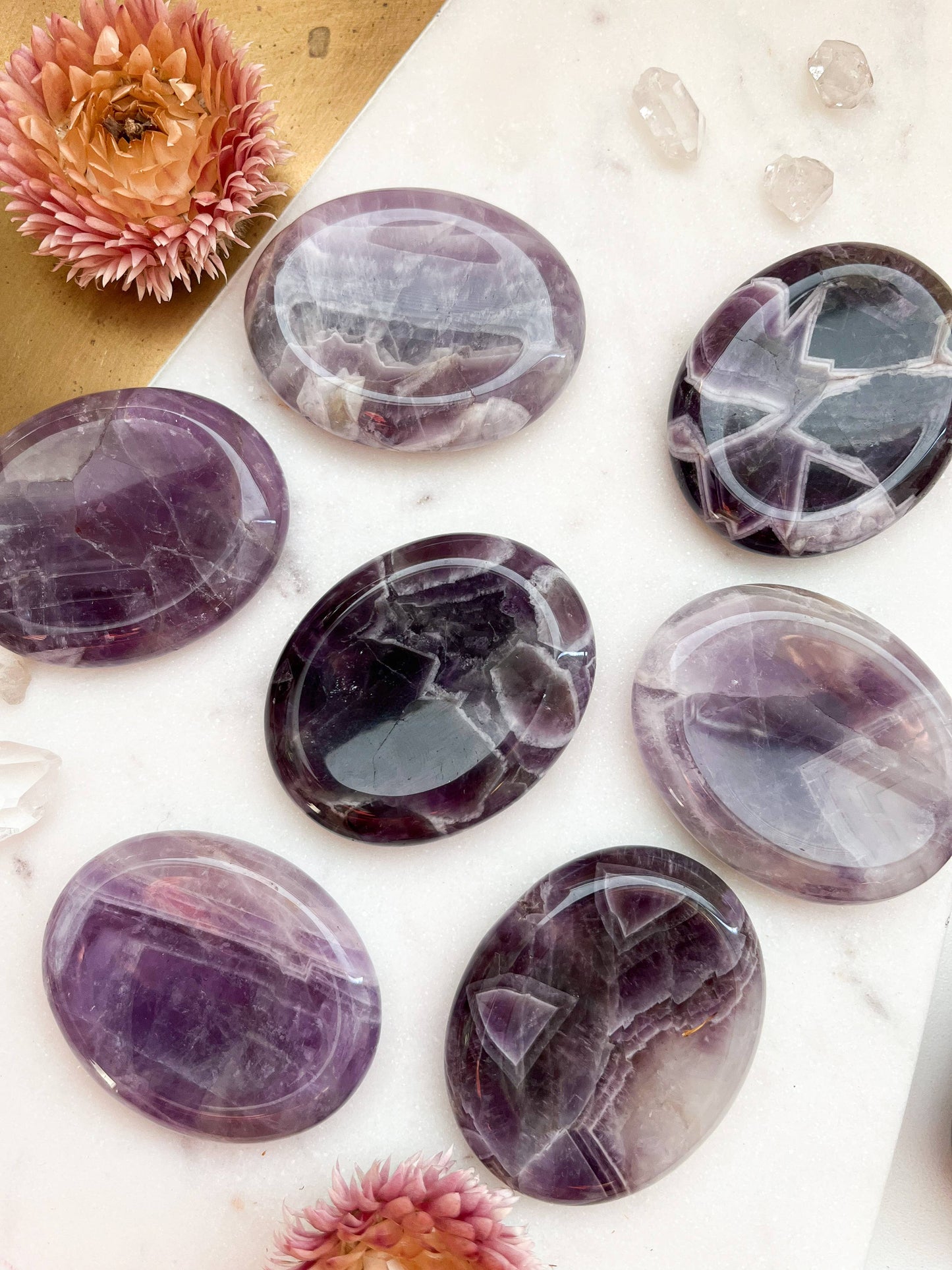 UnEtched Amethyst Worry Stone