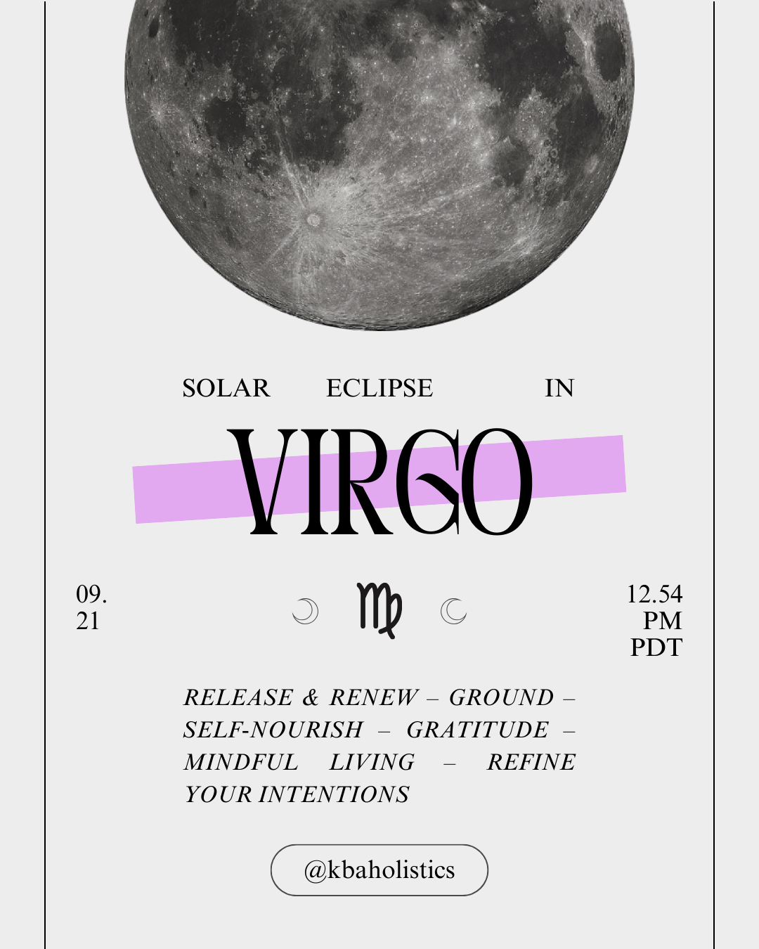 Virgo Solar Eclipse – September 21, 2025 @ 12:54 PM PST