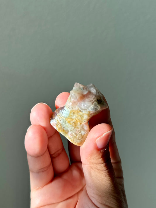 [9] Flower Agate Feminine Figure